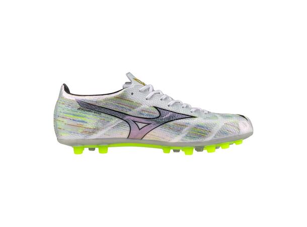 Mizuno a II Elite AG Hvit/Sølv 8 Fotballsko til gress og kunstgress 