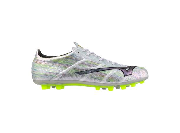 Mizuno a II Elite AG Hvit/Sølv 8 Fotballsko til gress og kunstgress 