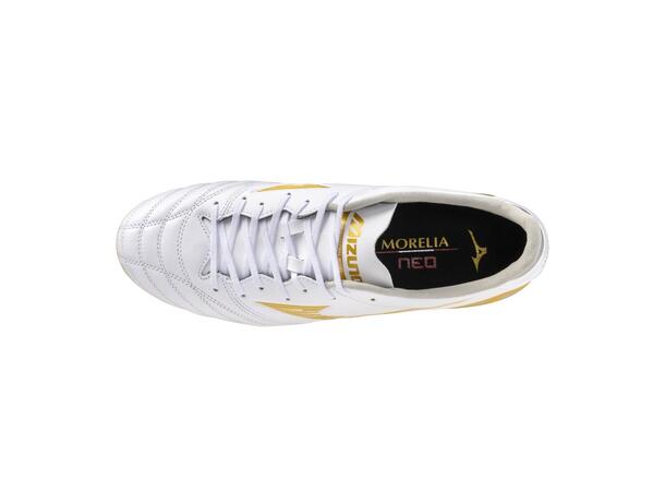 Morelia Neo IV Pro Hvid/Guld 9 Premium fodboldstøvle 