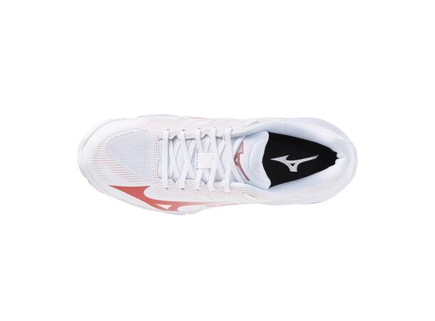 Wave Lightning Pro W Hvit/Rosa 7,5 Let og responsiv indendørssko 