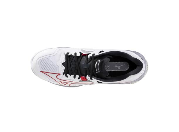 Wave Lightning Z8 Hvit/Rød 10,5 Let og stabil indendørssko 