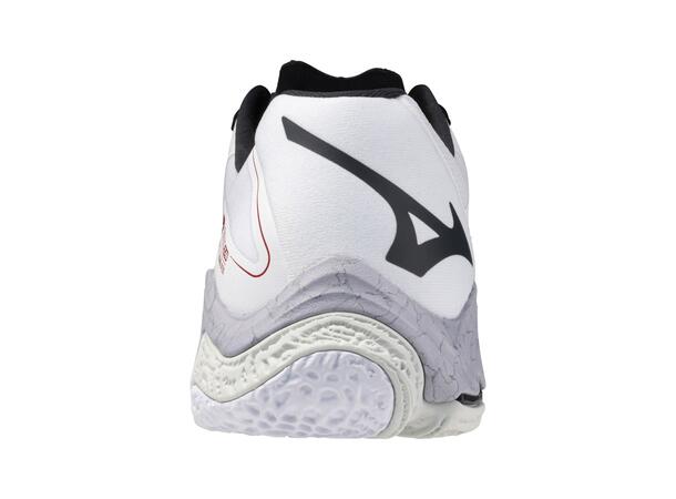 Wave Lightning Z8 Hvit/Rød 10,5 Let og stabil indendørssko 