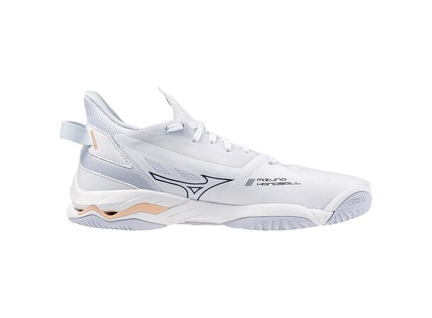 Wave Mirage 5 W Hvid/Lys blå 8 Topmodel til håndboldspilleren 