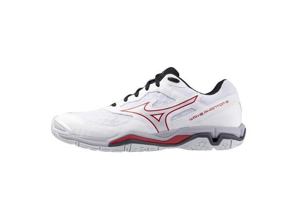 Wave Phantom 3 Hvit/Rød 12 Indendørssko herre 