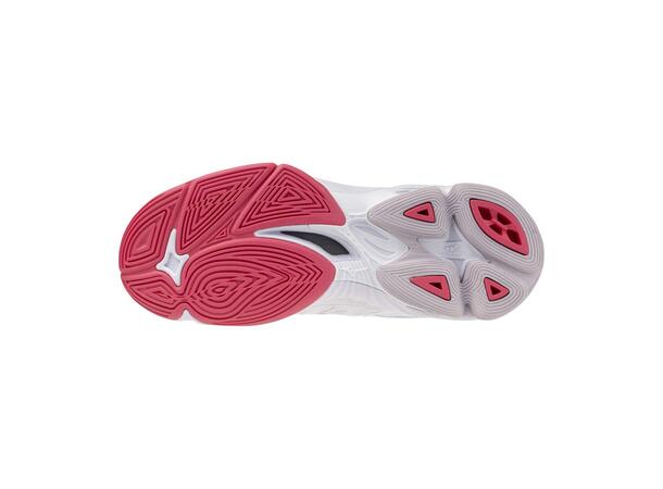 Wave Voltage 2 W Hvit/Lilla 5,5 Sko til håndbold og volleyball 