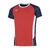 Premium High-Kyu Tee Rød/Hvit L Volleyballtrøje, herre 