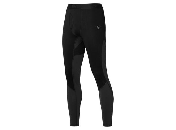 Merino Wool LongTight Sort L Træningstights med uld 