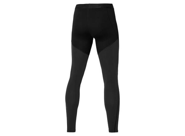 Merino Wool LongTight Sort L Træningstights med uld 