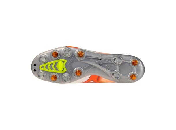 Mizuno Alpha III Elite MIX Hvit/Ora 6 Fodboldstøvle til naturgræs 