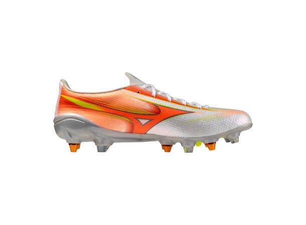 Mizuno Alpha III Elite MIX Hvit/Ora 6 Fodboldstøvle til naturgræs 