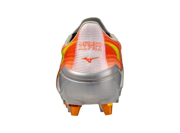 Mizuno Alpha III Elite MIX Hvit/Ora 6 Fodboldstøvle til naturgræs 