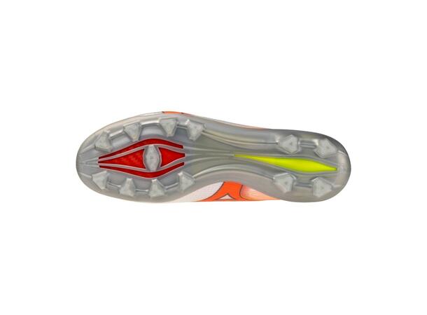 Mizuno Alpha III Japan Hvit/Oransje 8 Topmodel til naturgræs 