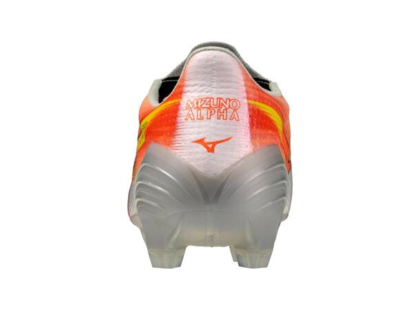 Mizuno Alpha III Japan Hvit/Oransje 8 Topmodel til naturgræs 