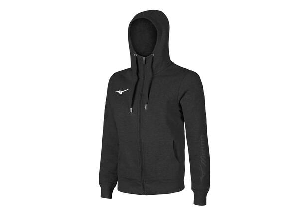 Mizuno Sweat FZ Hoodie Sort L 
