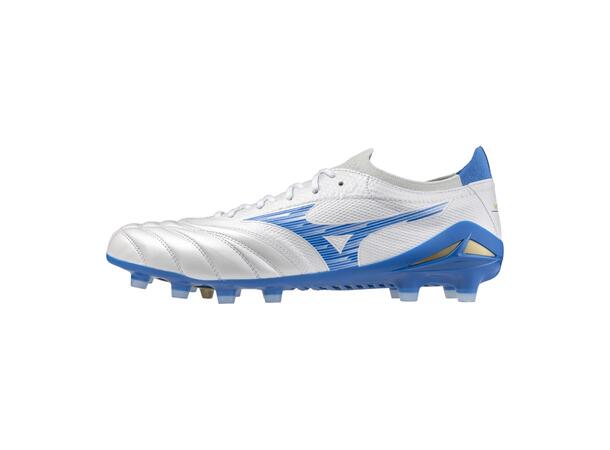 Morelia Neo IV B Elite Hvit/Blå 3,5 Fotballsko til naturgress 