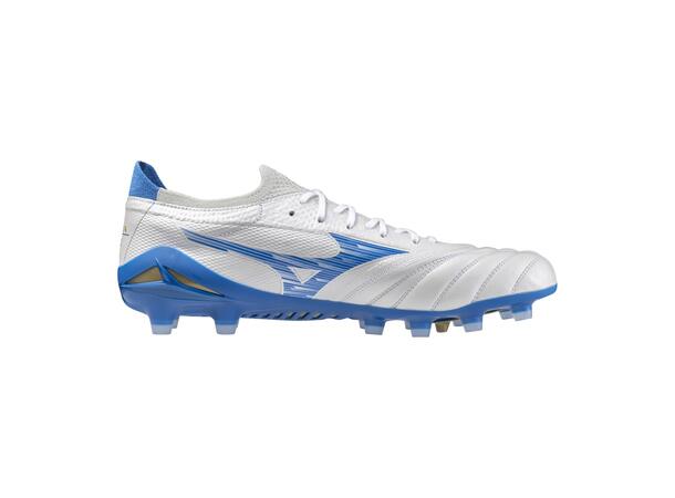 Morelia Neo IV B Elite Hvit/Blå 3,5 Fotballsko til naturgress 