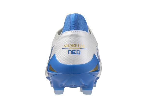Morelia Neo IV B Elite Hvit/Blå 3,5 Fotballsko til naturgress 
