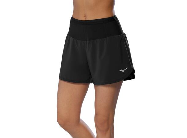 Multi Pocket Short W Sort XS Løpeshorts med 360-graders mesh-lommer 