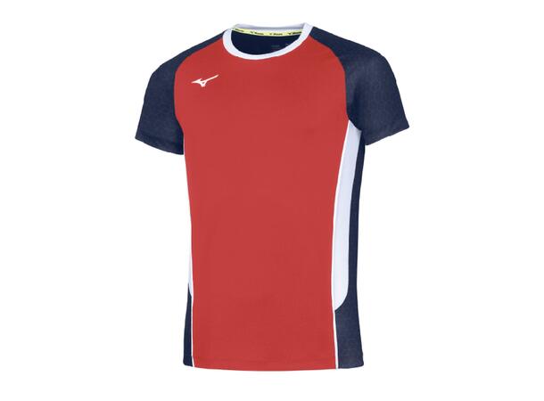 Premium High-Kyu Tee Rød/Hvit XL Volleyballtrøje, herre 