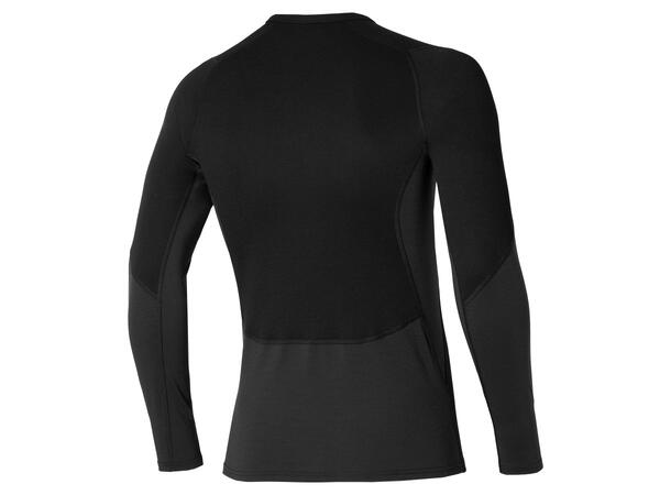 Merino Wool Crew Sort M Træningstrøje med merinould 