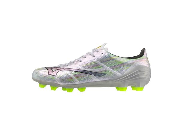 Mizuno a II Pro Hvit/Sølv 7 Fotballsko til naturgress 