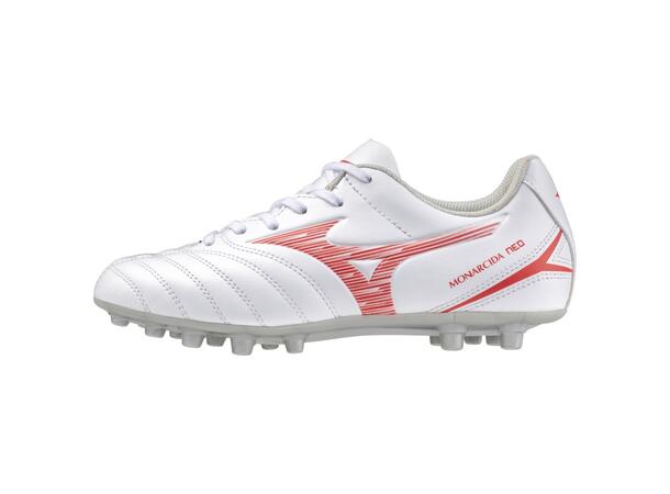 Monarcida Neo III SEL Jr AG Hvit/Rød 2,5 Fodboldsko JR kunstgræs 