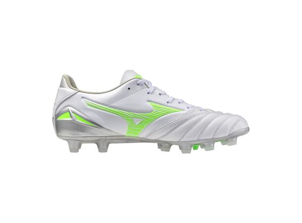 Morelia Neo IV Pro Hvit/Grønn 9,5 Fotballsko til naturgress 