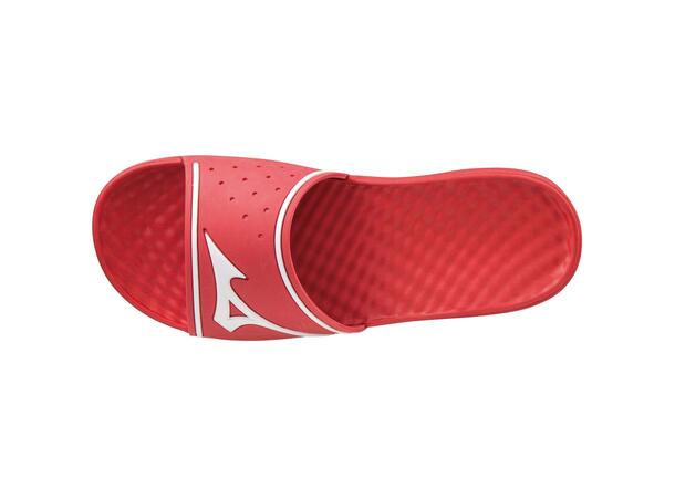 Relax Slide 2 Rød/Hvit M Sømløse slippers for komfort 
