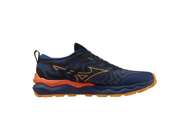 Wave Daichi 8 Mørk Blå/Oransje 8,5 Terrænsko med Vibram ydersål 