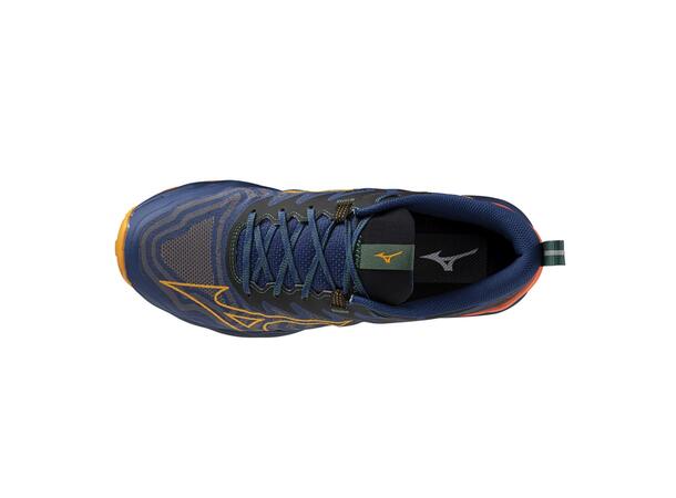 Wave Daichi 8 Mørk Blå/Oransje 8,5 Terrænsko med Vibram ydersål 