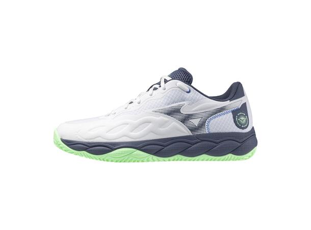 Wave Enforce Court CC Hvit/Blågrå 7 Sko til tennis og padel 