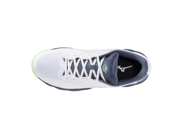 Wave Enforce Court CC Hvit/Blågrå 7 Sko til tennis og padel 