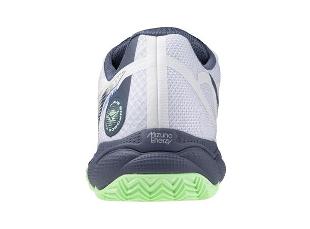 Wave Enforce Court CC Hvit/Blågrå 7 Sko til tennis og padel 