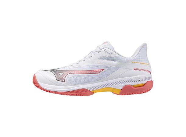 Wave Exceed Court CC W Hvid/Koraller 7 Sko til tennis og padel, dame 