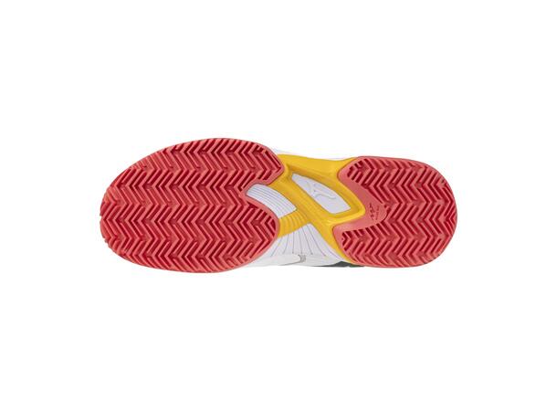 Wave Exceed Court CC W Hvid/Koraller 7 Sko til tennis og padel, dame 