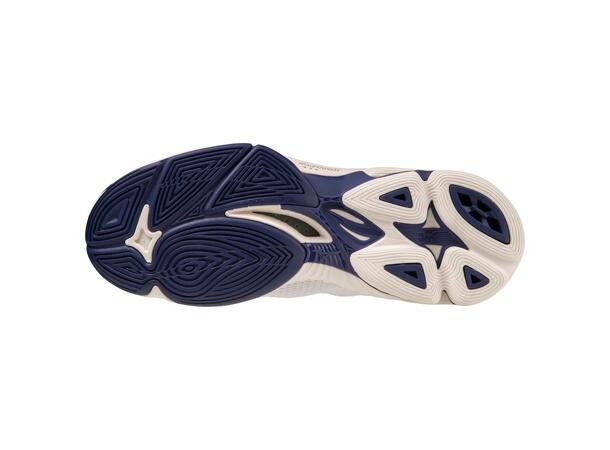 Wave Lightning Z7 MID Hvid/Blå 5 Let og stabil indendørssko 